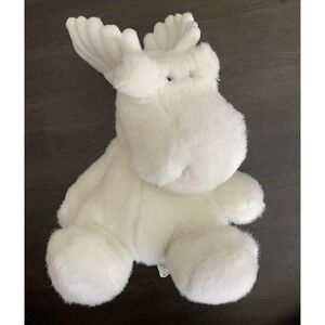 SEARS EXCLUSIVE 6" WINDSOR COLLECTION "MILTON THE MOOSE" WHITE PLUSH With Tag
